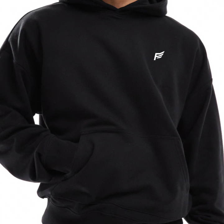 Freedom Oversized Hoodie – Black